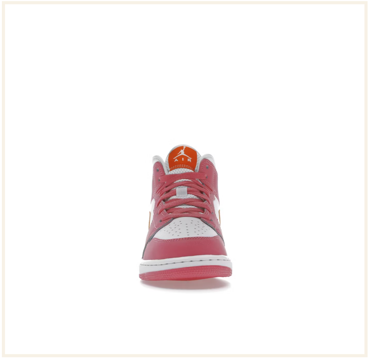 Air Jordan 1 Mid Pinksicle Safety Orange (GS)