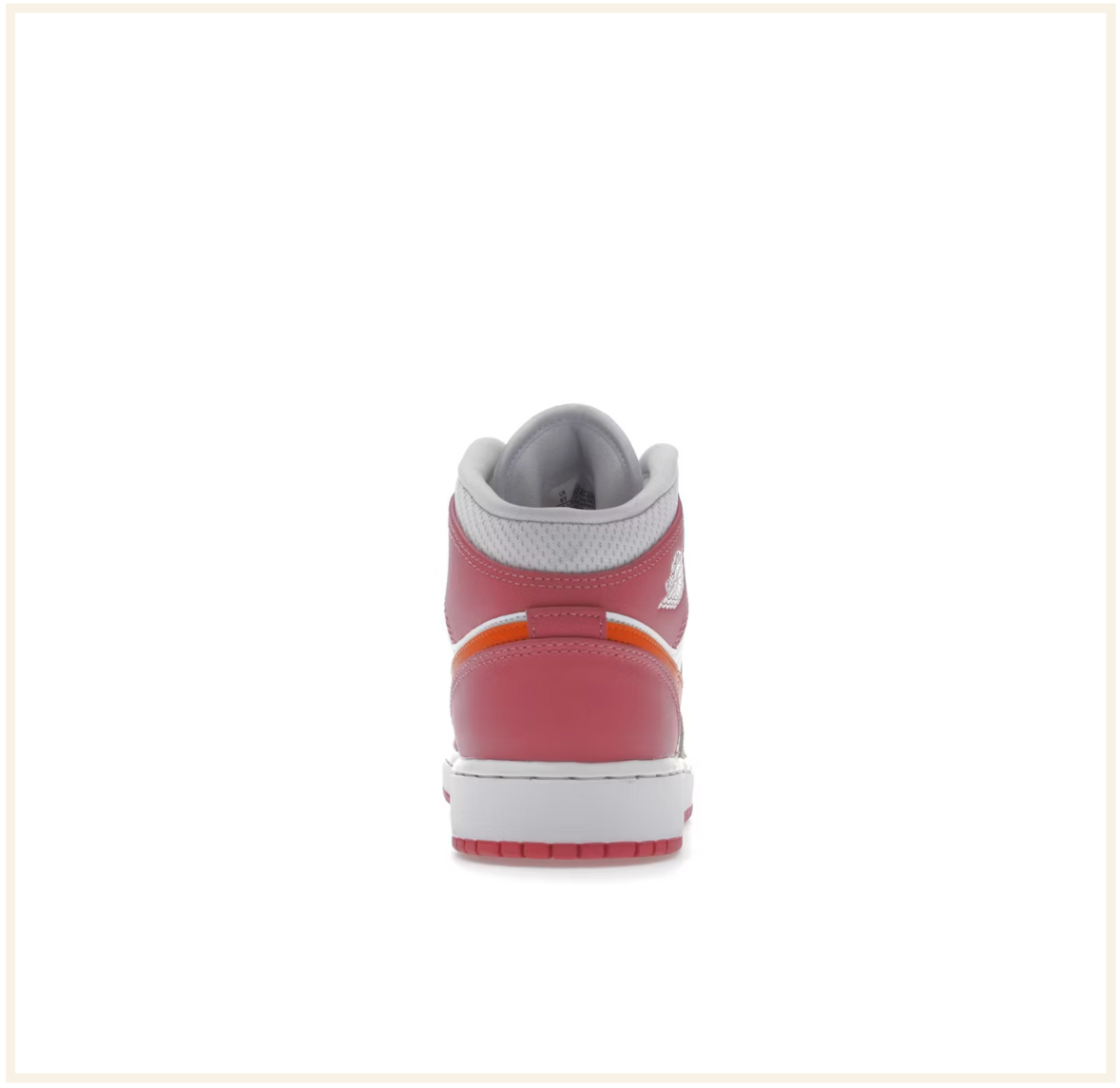 Air Jordan 1 Mid Pinksicle Safety Orange (GS)