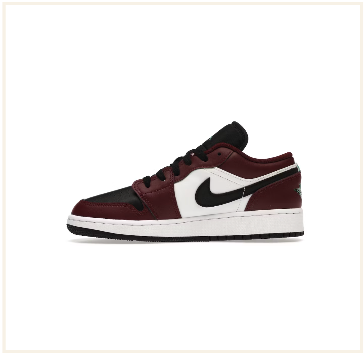 Air Jordan 1 Low Dark Beetroot Roma Green (GS)