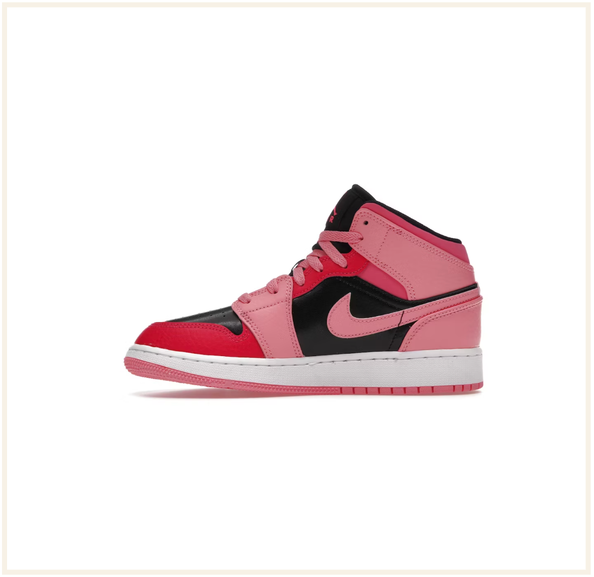 Air Jordan 1 Mid Coral Chalk Pink (GS)