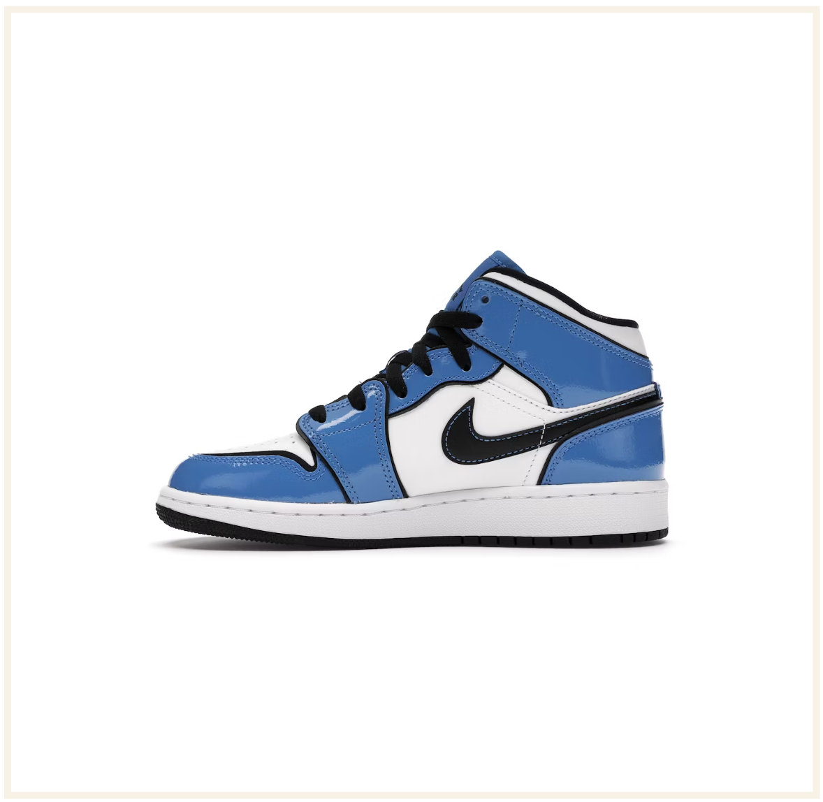 Air Jordan 1 Mid SE Signal Blue (GS)