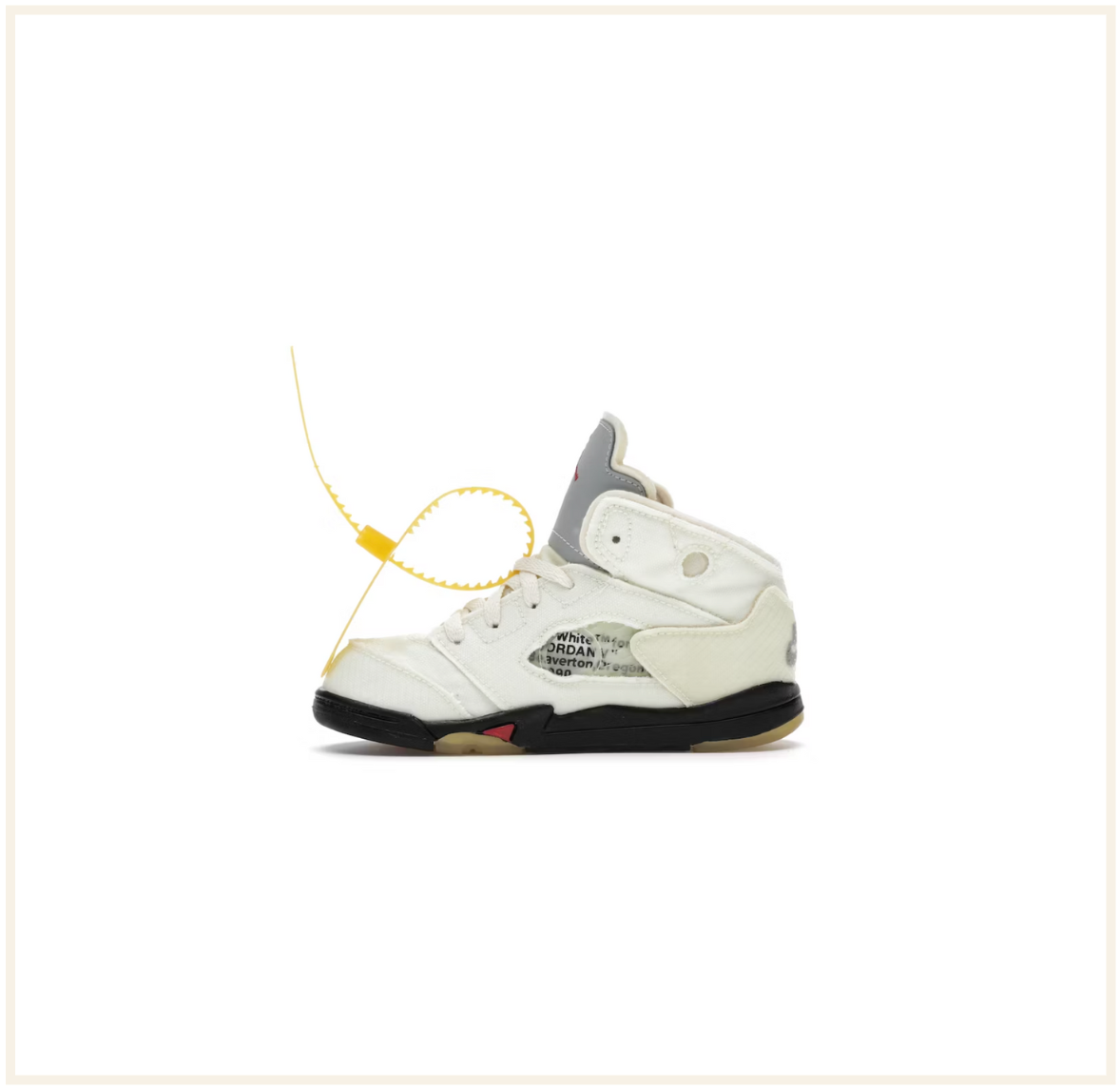 Off-White x Air Jordan 5 Retro Sail (TD)