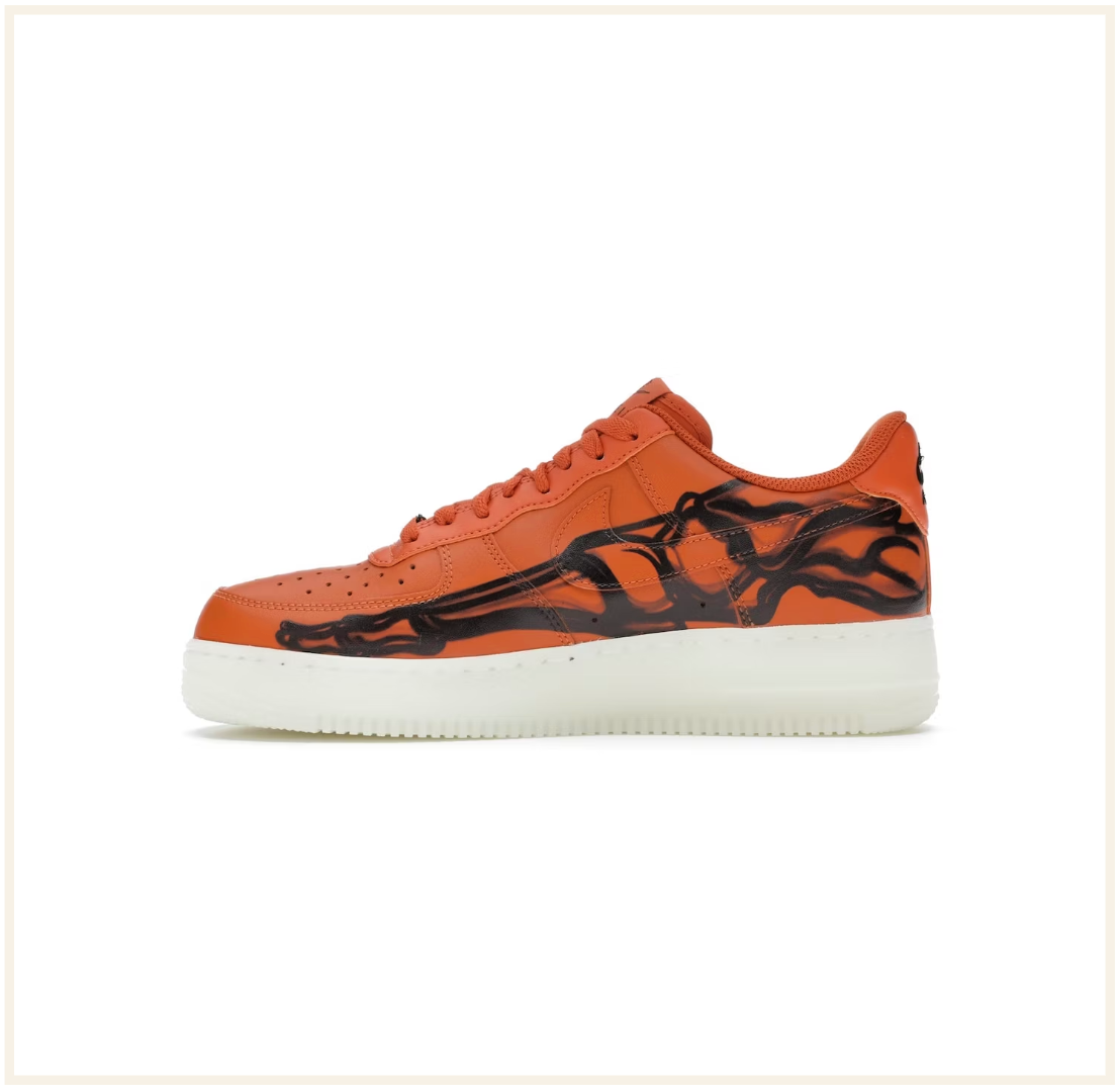 Nike Air Force 1 Low Orange Skeleton (2020)