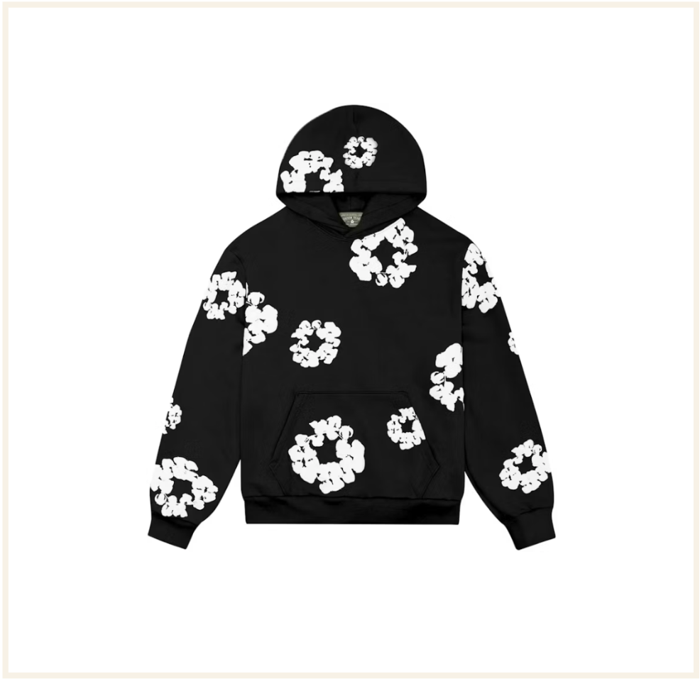 Denim Tears The Cotton Wreath Sweatshirt Black