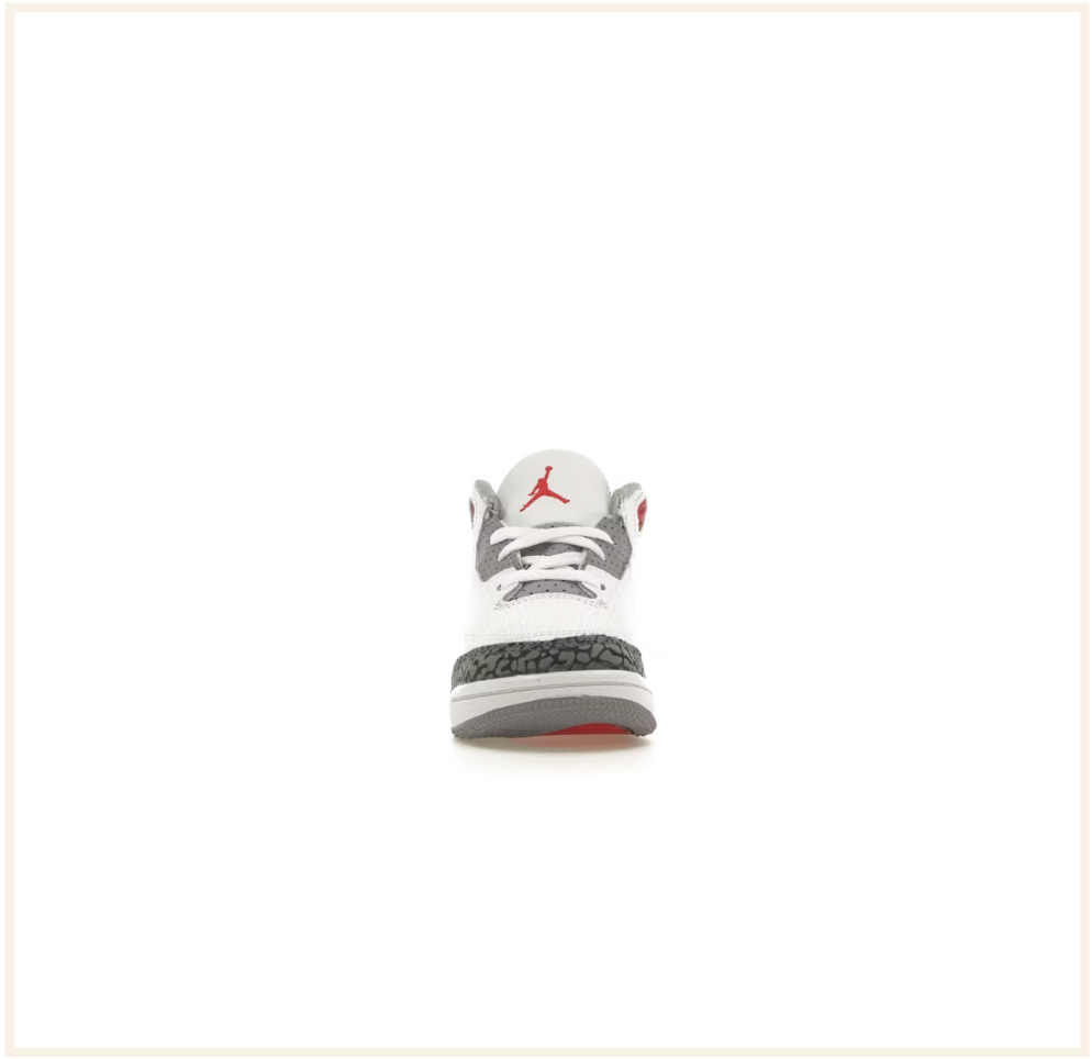 Air Jordan 3 Retro Fire Red (TD)