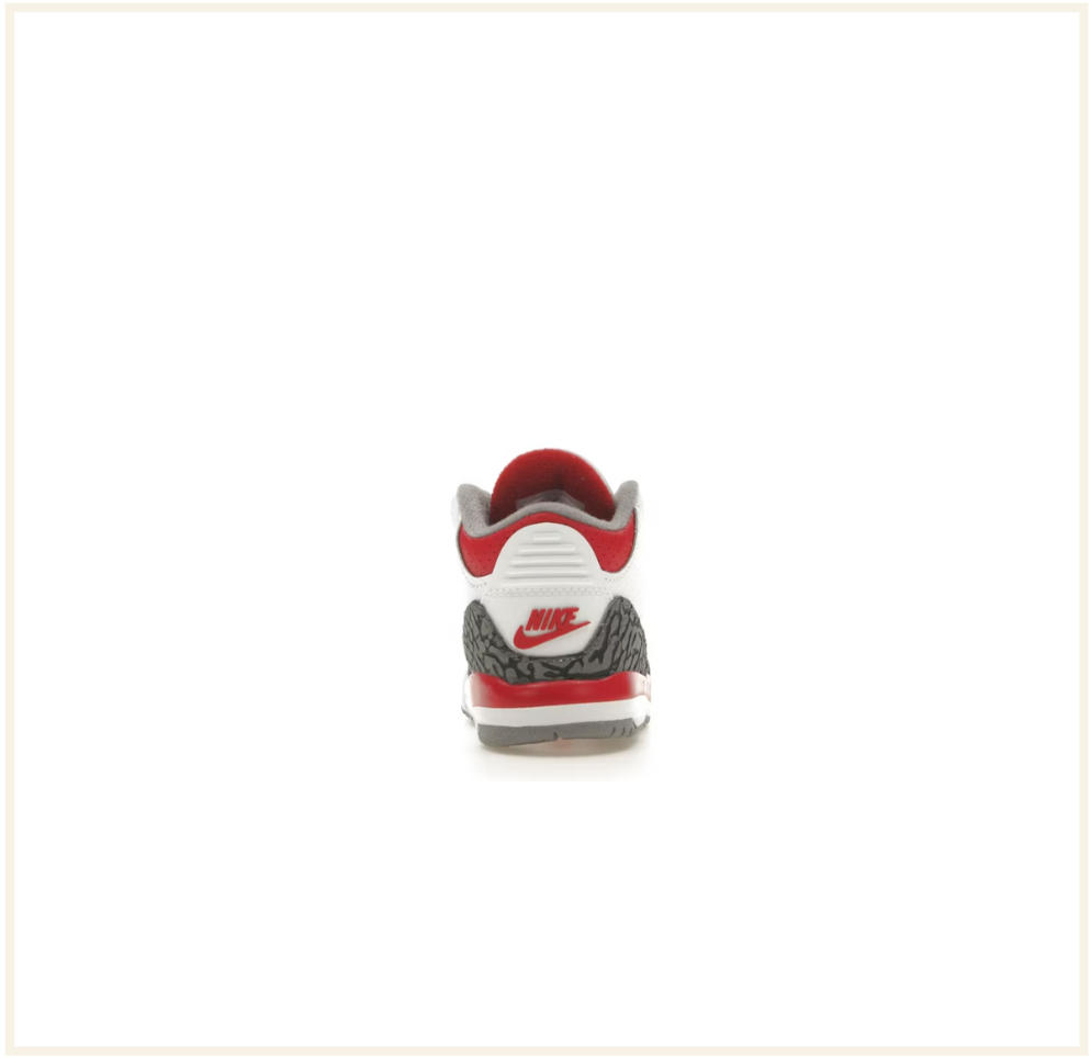 Air Jordan 3 Retro Fire Red (TD)