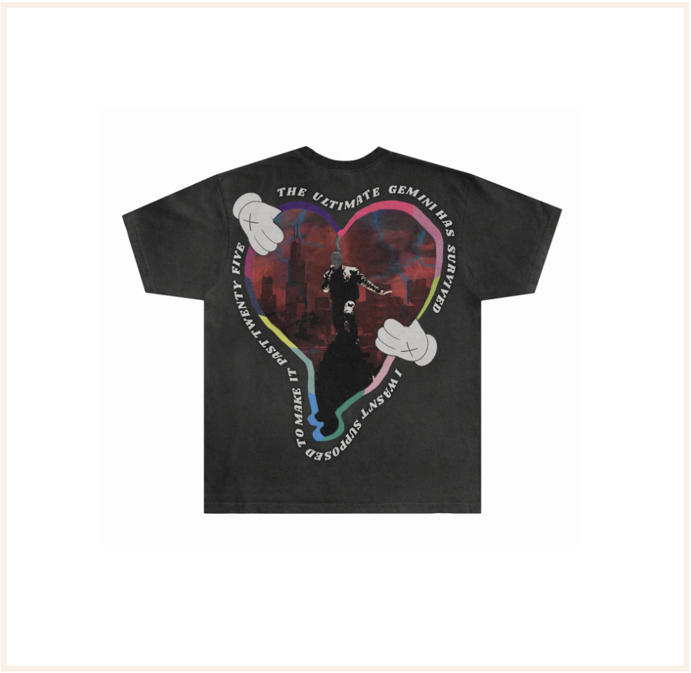 GREAZY TEES - Kanye West Tee Vintage Black