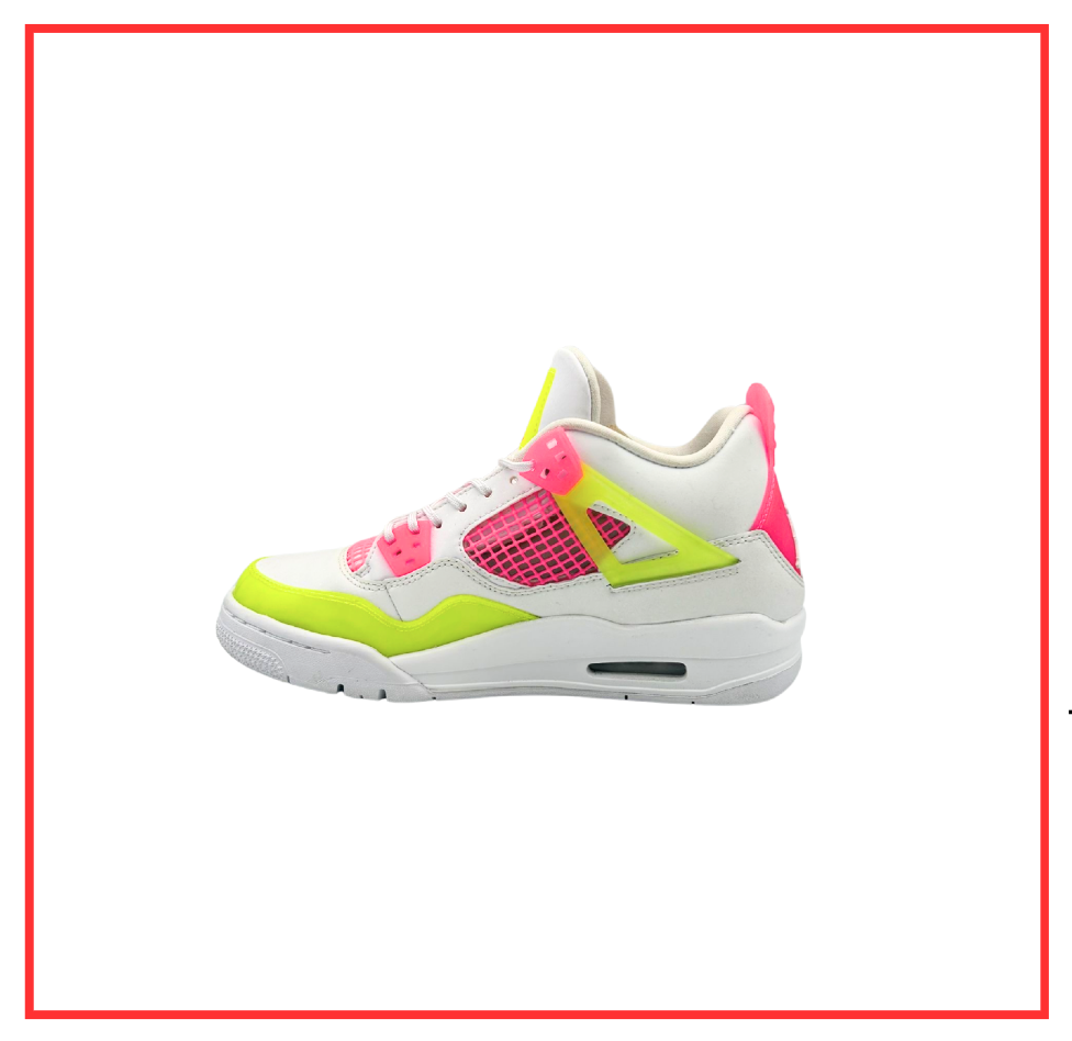 Air Jordan 4 Retro Lemon Pink (GS) (Preloved) UK 6 | EU 39
