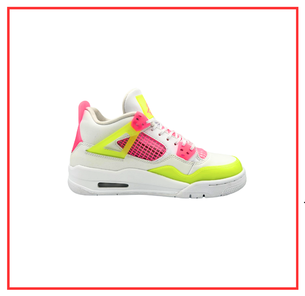 Air Jordan 4 Retro Lemon Pink (GS) (Preloved) UK 6 | EU 39