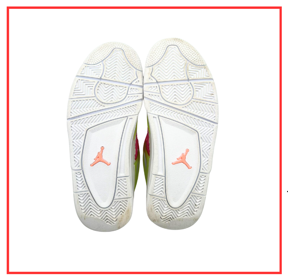 Air Jordan 4 Retro Lemon Pink (GS) (Preloved) UK 6 | EU 39