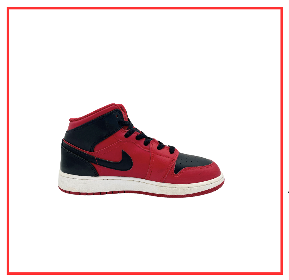 Air Jordan 1 Mid Reverse Bred (GS) (2021) (Preloved) UK 6 | EU 40
