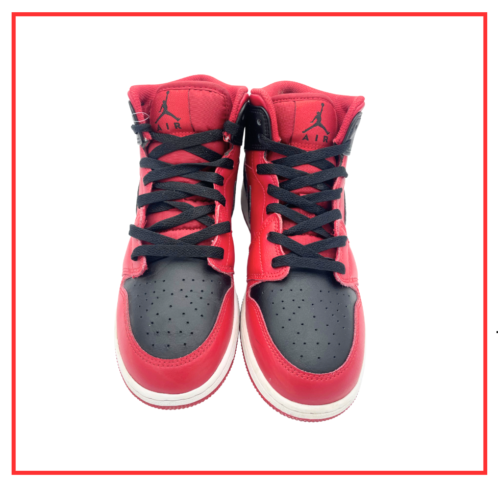 Air Jordan 1 Mid Reverse Bred (GS) (2021) (Preloved) UK 6 | EU 40