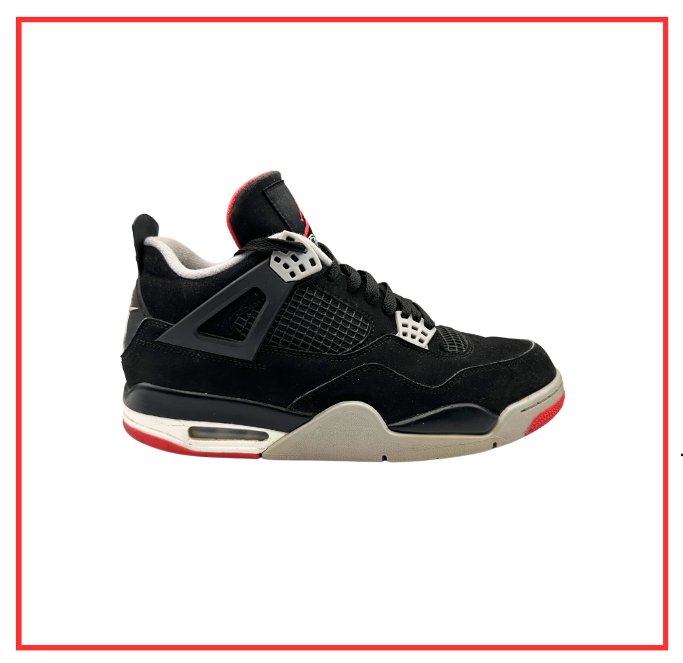 Air Jordan 4 Retro Bred (2019) (Preloved) UK 9