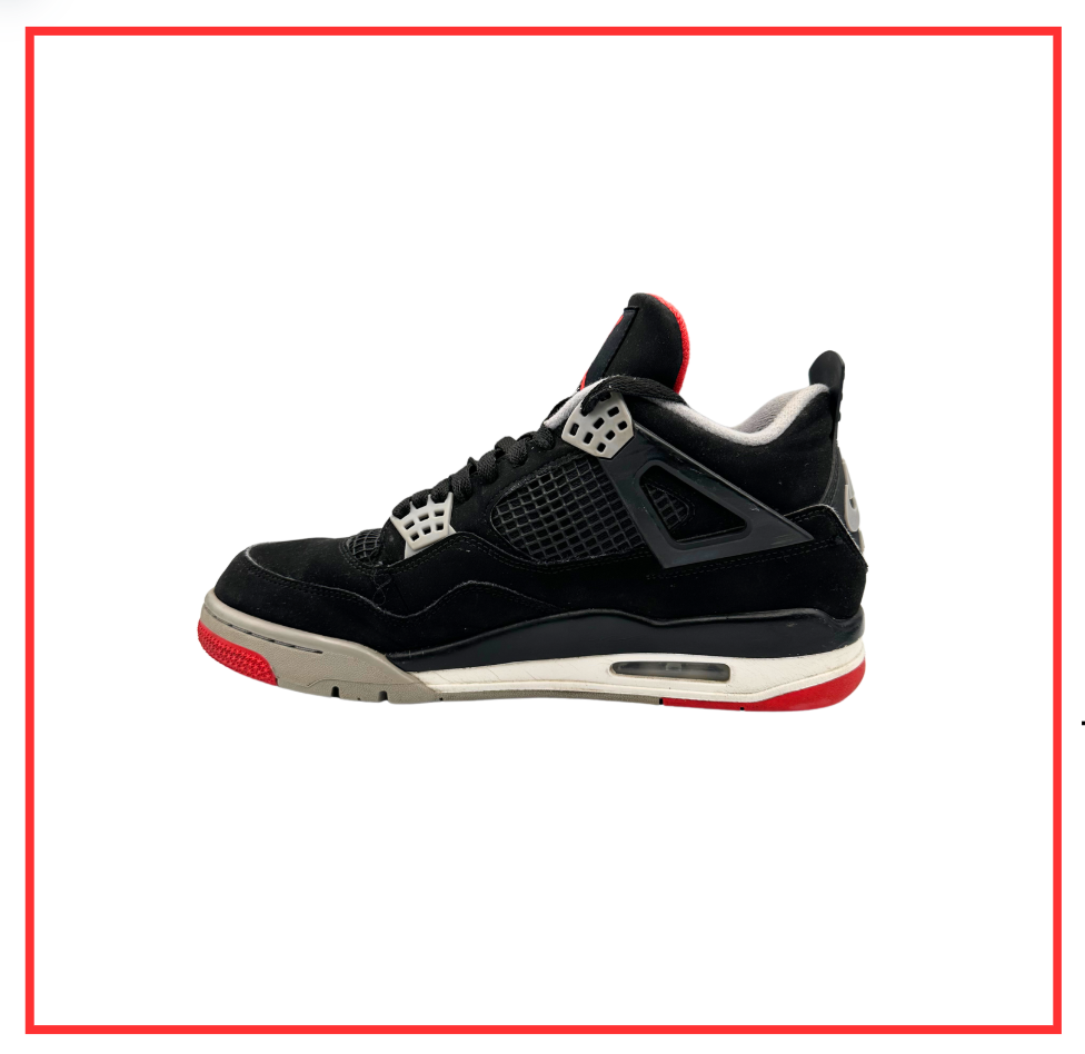 Air Jordan 4 Retro Bred (2019) (Preloved) UK 9