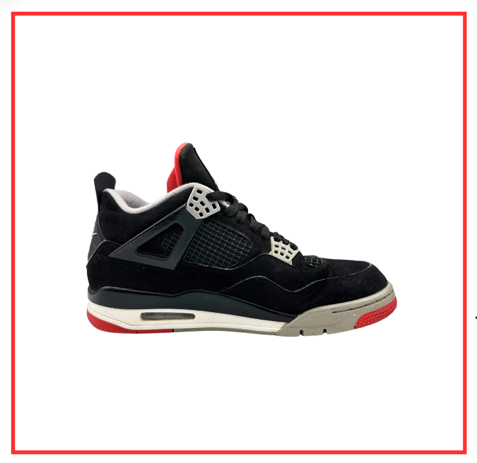 Air Jordan 4 Retro Bred (2019) (Preloved) UK 9
