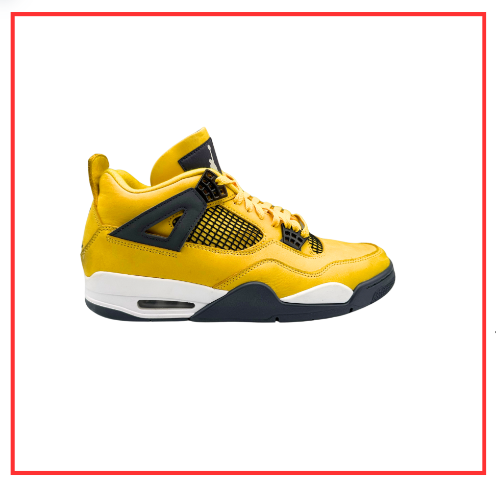 Air Jordan 4 Retro Lightning (2021) (Preloved) UK 10