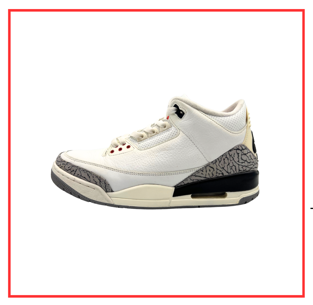 Air Jordan 3 Retro White Cement (Preloved) UK 11