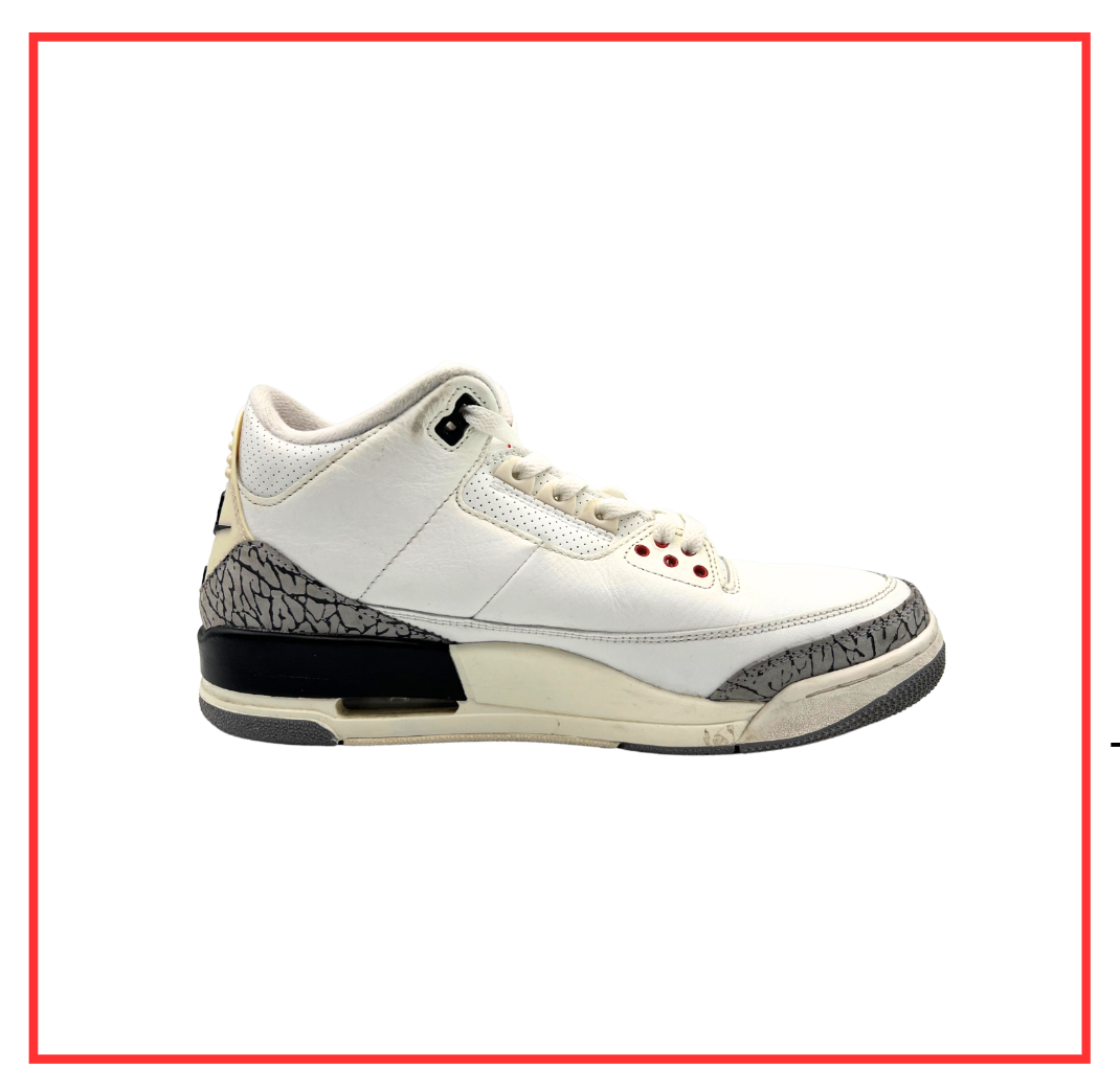 Air Jordan 3 Retro White Cement (Preloved) UK 11