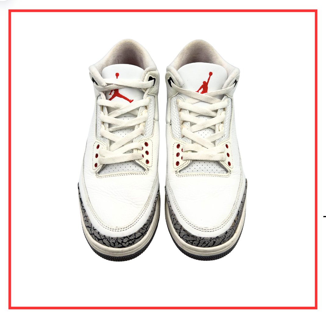 Air Jordan 3 Retro White Cement (Preloved) UK 11