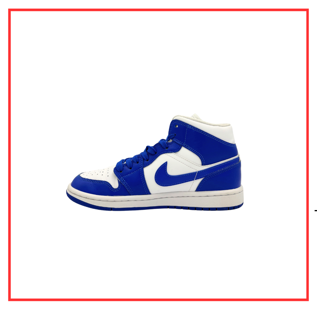 Air Jordan 1 Mid Kentucky Blue (W) (Preloved) UK 4