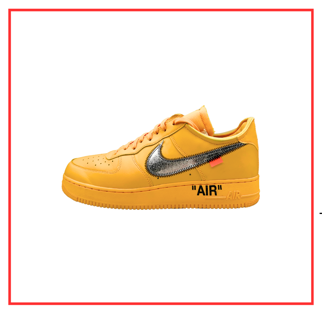 Nike Air Force 1 Low Off-White ICA University Gold (Preloved) UK 12