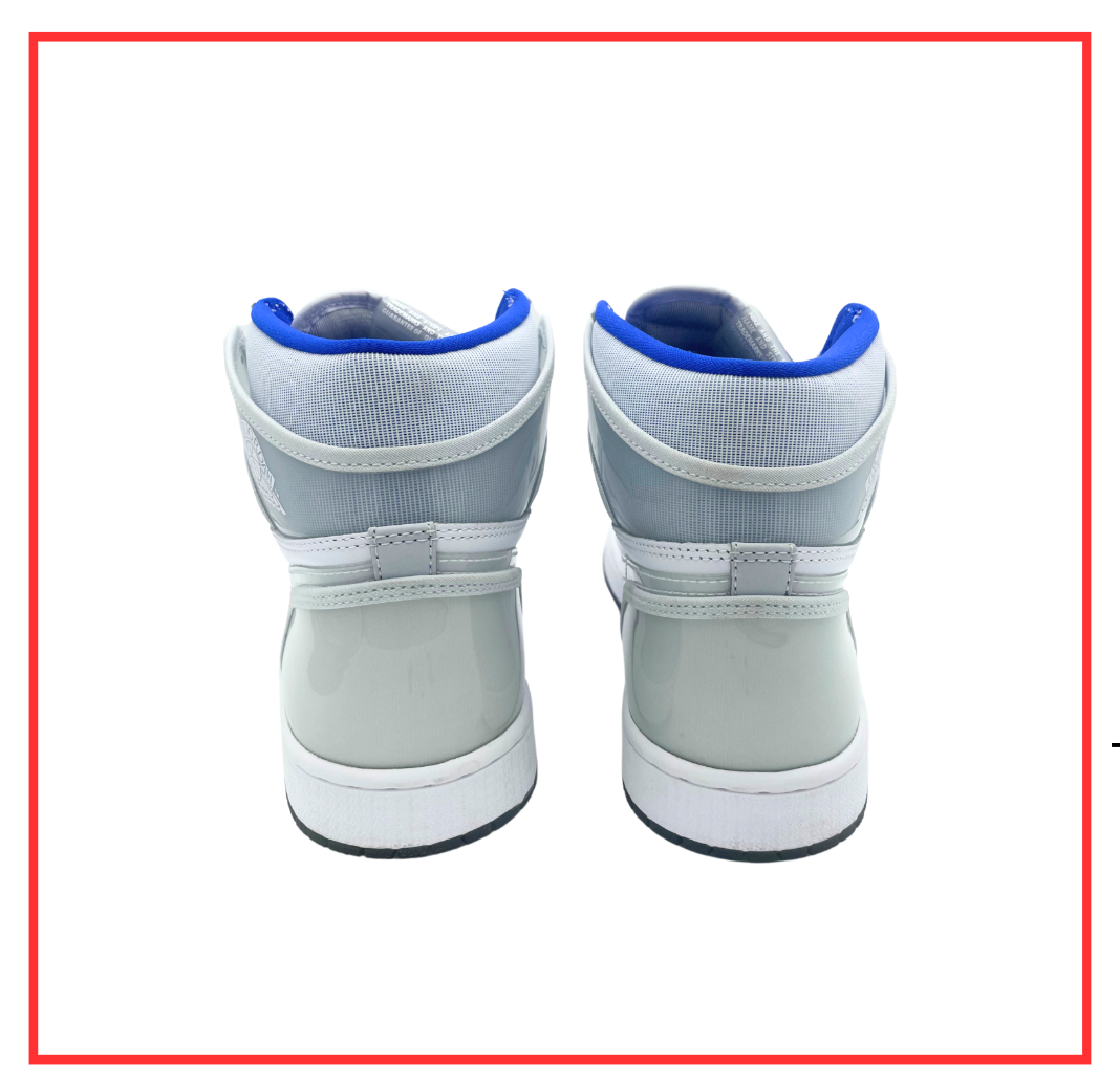 Air Jordan 1 High Zoom White Racer Blue (Preloved) UK 9