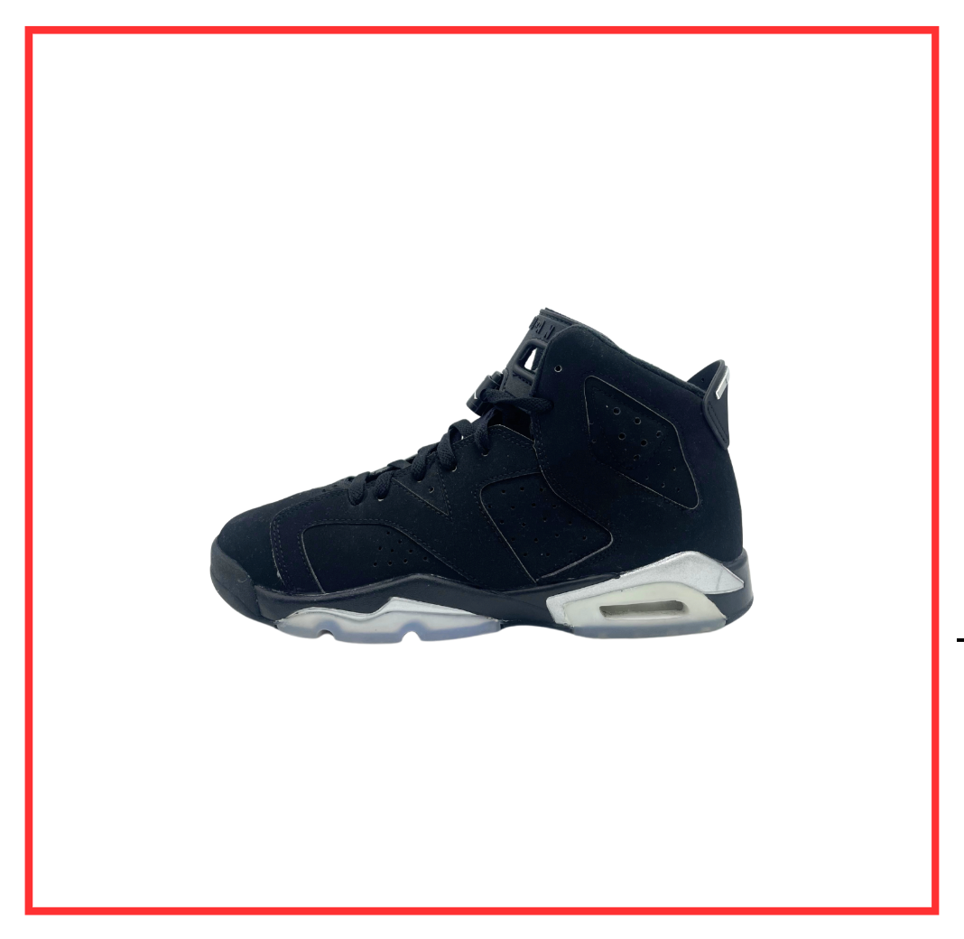 Air Jordan 6 Retro Chrome Metallic Silver (GS) (Preloved) UK 6 | EU 40
