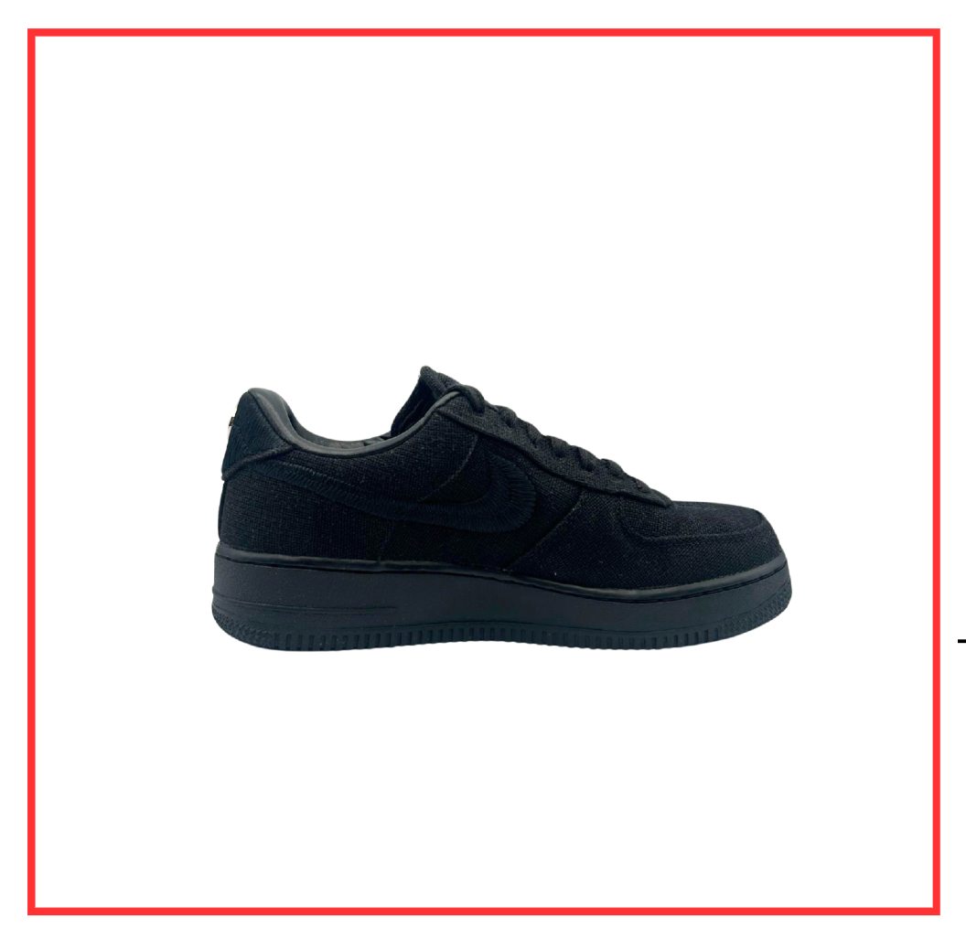 Nike Air Force 1 Low Stussy Black (Preloved) UK 6.5