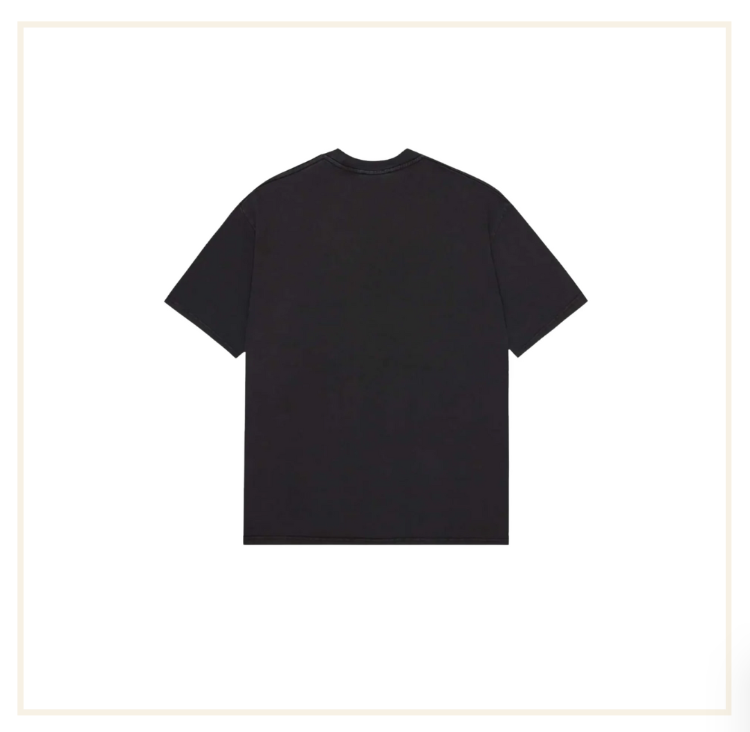 Broken Planet Basics Washed Midnight Black Tee