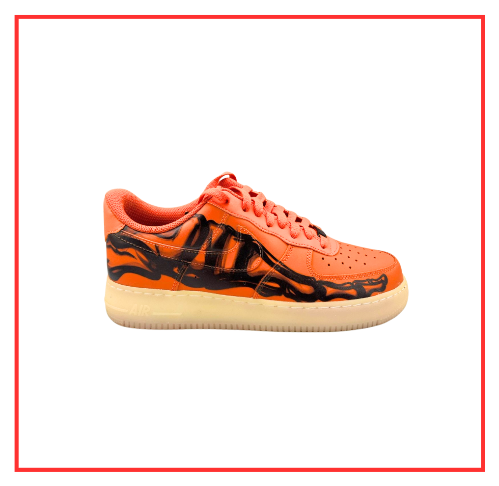 Nike Air Force 1 Low Orange Skeleton (2020) (Preloved) UK 8.5
