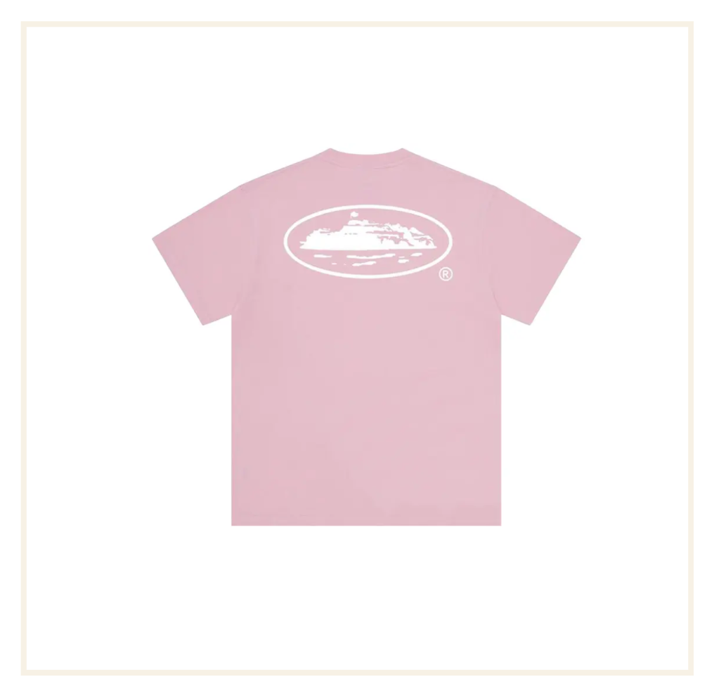 Corteiz OG Island Tee Baby Pink