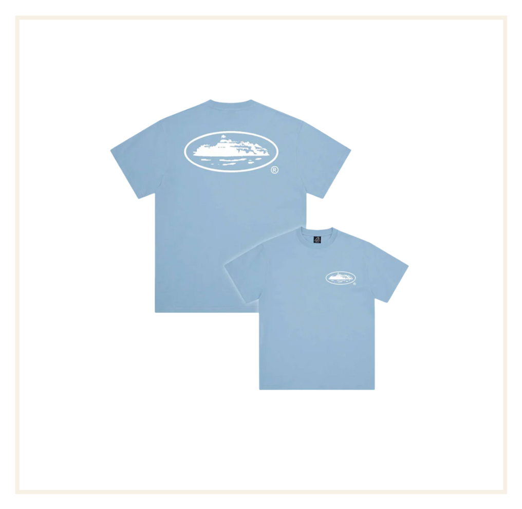 Corteiz OG Island Baby Blue Tee
