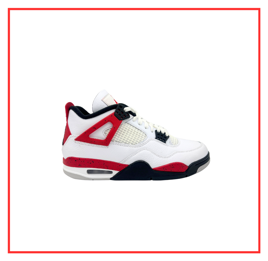 Air Jordan 4 Retro Red Cement (Preloved) UK 7.5