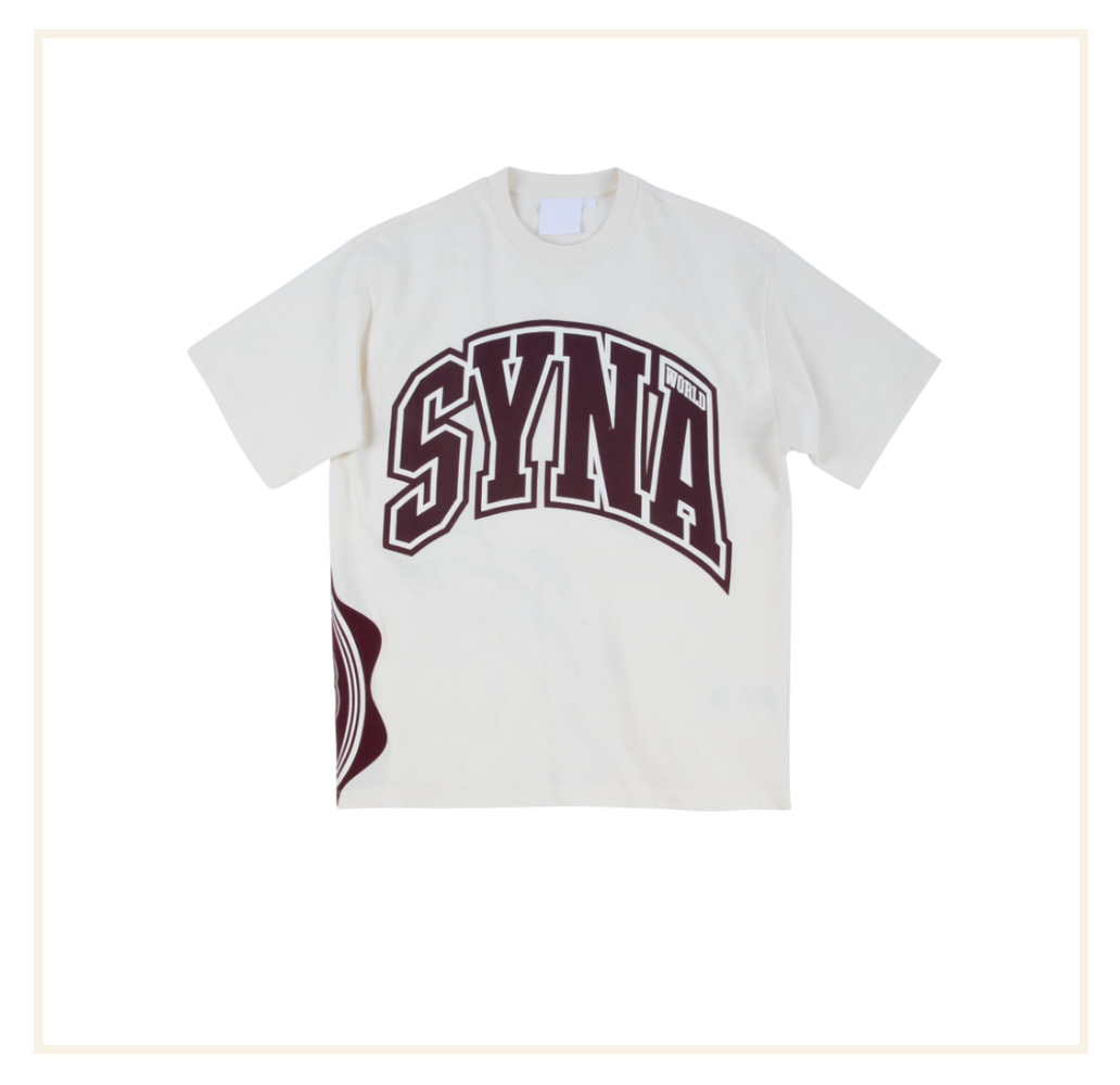 Syna College Tee White