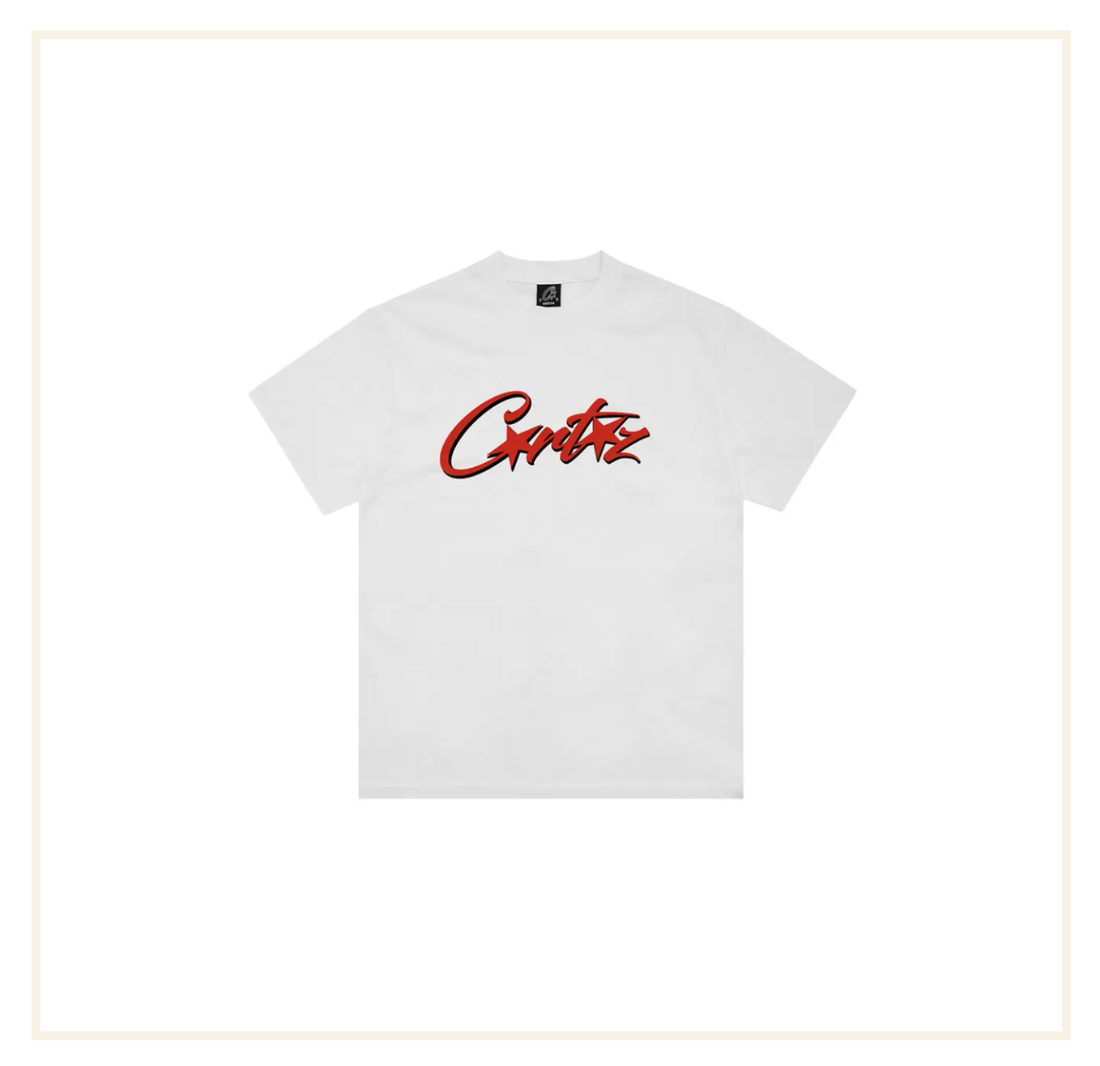 Corteiz OG Allstarz Tee *New Blank* White/Red