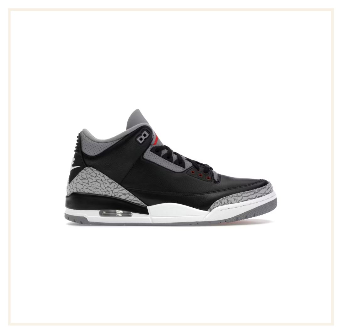 Air Jordan 3 Retro Black Cement (2024)