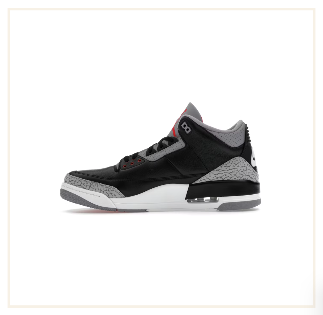 Air Jordan 3 Retro Black Cement (2024)