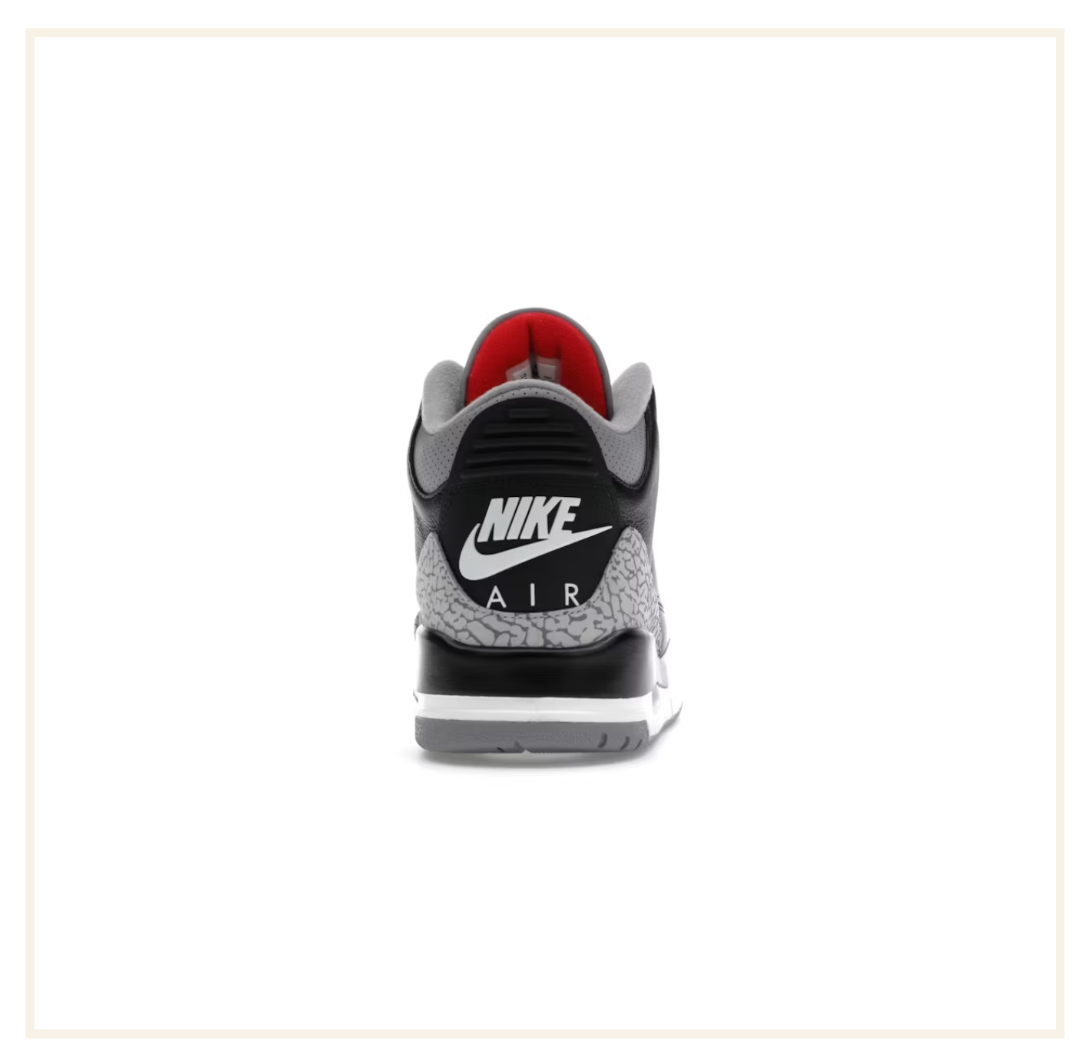 Air Jordan 3 Retro Black Cement (2024)