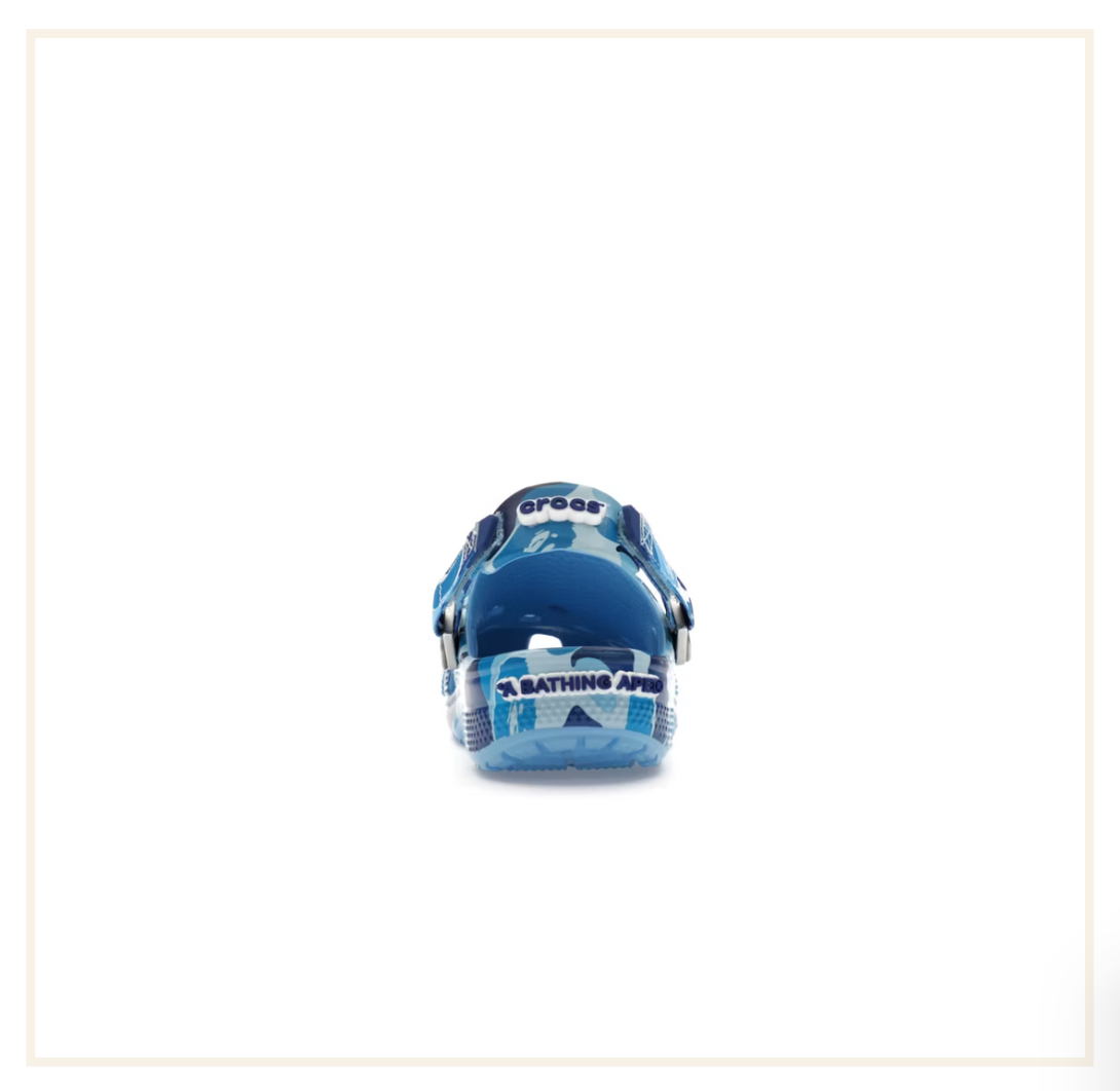 Crocs Classic Clog A Bathing Ape ABC Camo Blue (Kids)