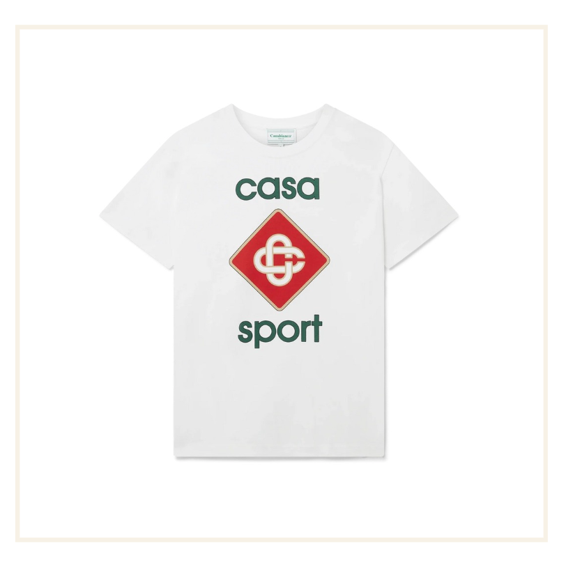 Casablanca Sports Logo Screen T-Shirt