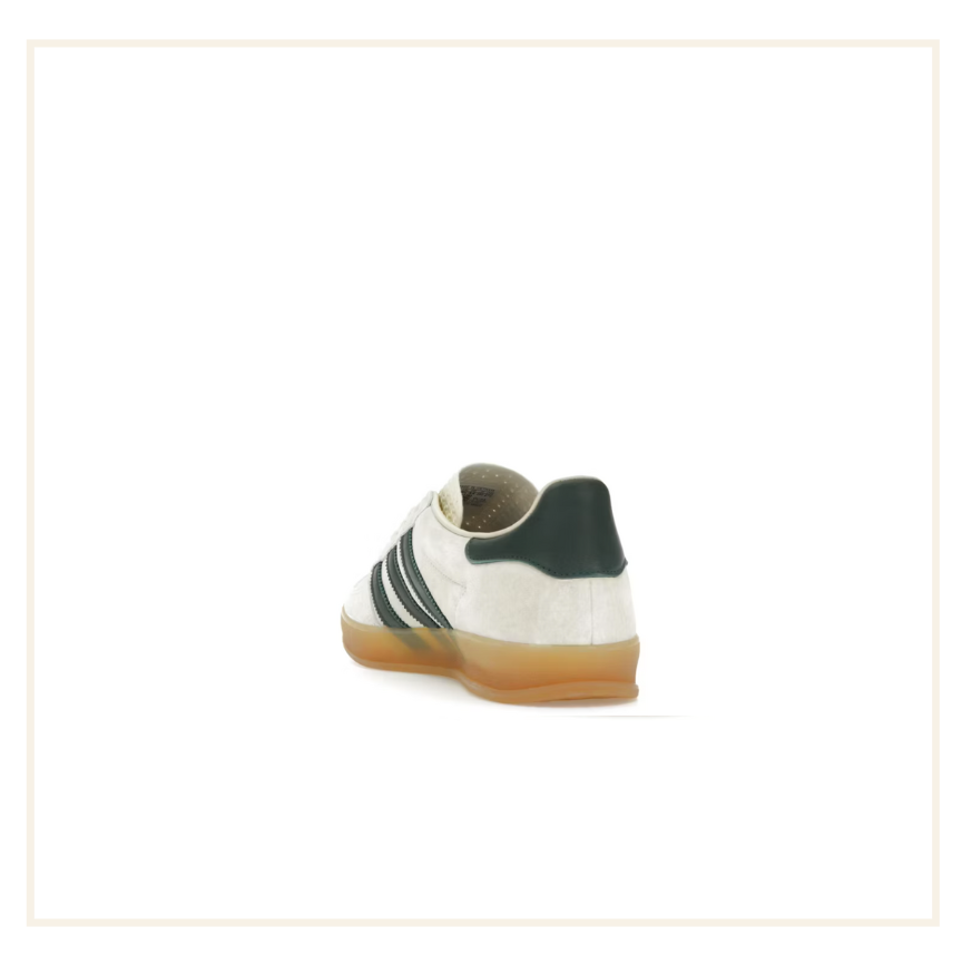 adidas Gazelle Indoor Cream White Collegiate Green Gum