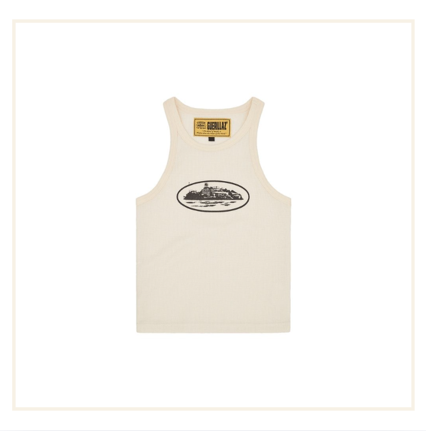 Corteiz WMNS Alcatraz Tank Top Cream