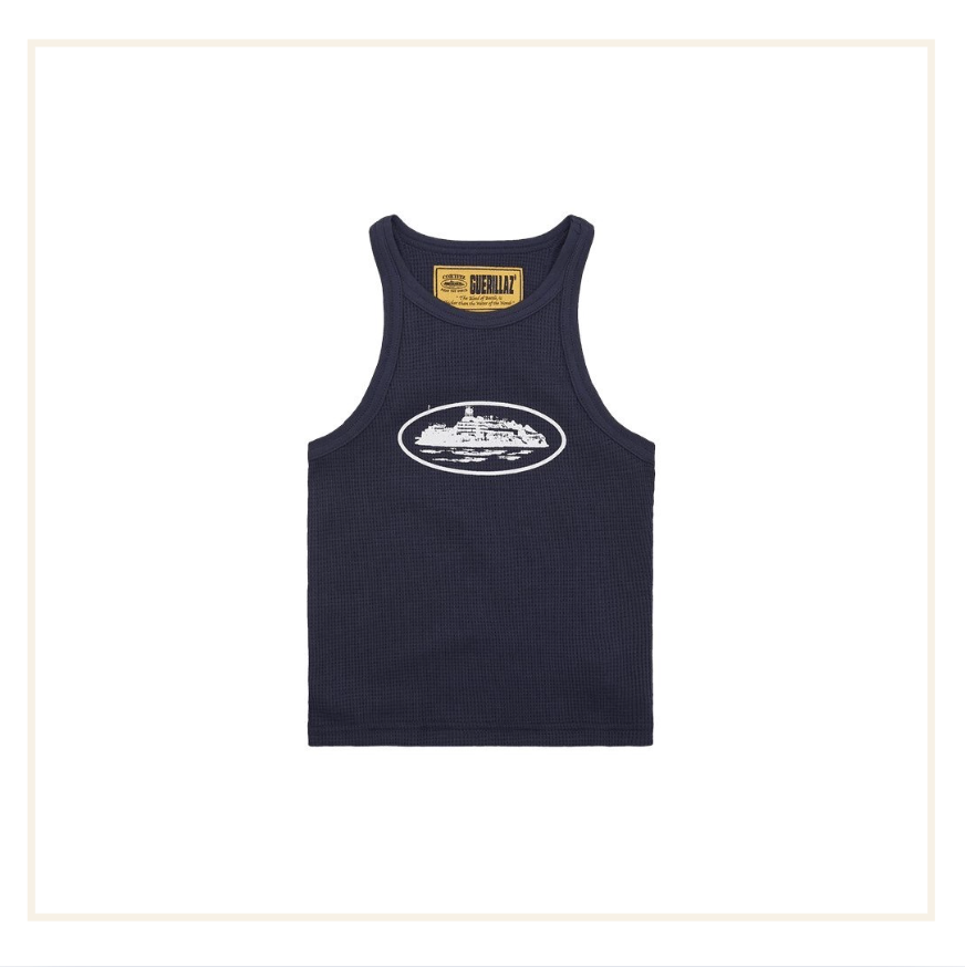 Corteiz WMNS Alcatraz Tank Top Navy
