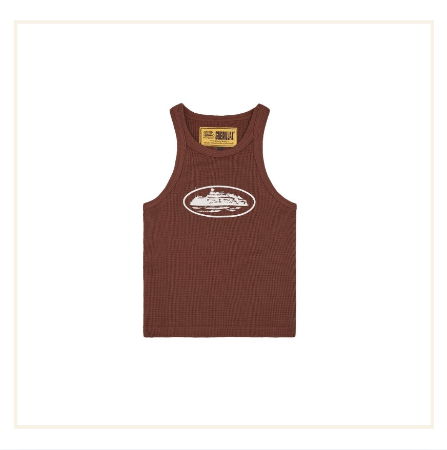 Corteiz WMNS Alcatraz Tank Top brown