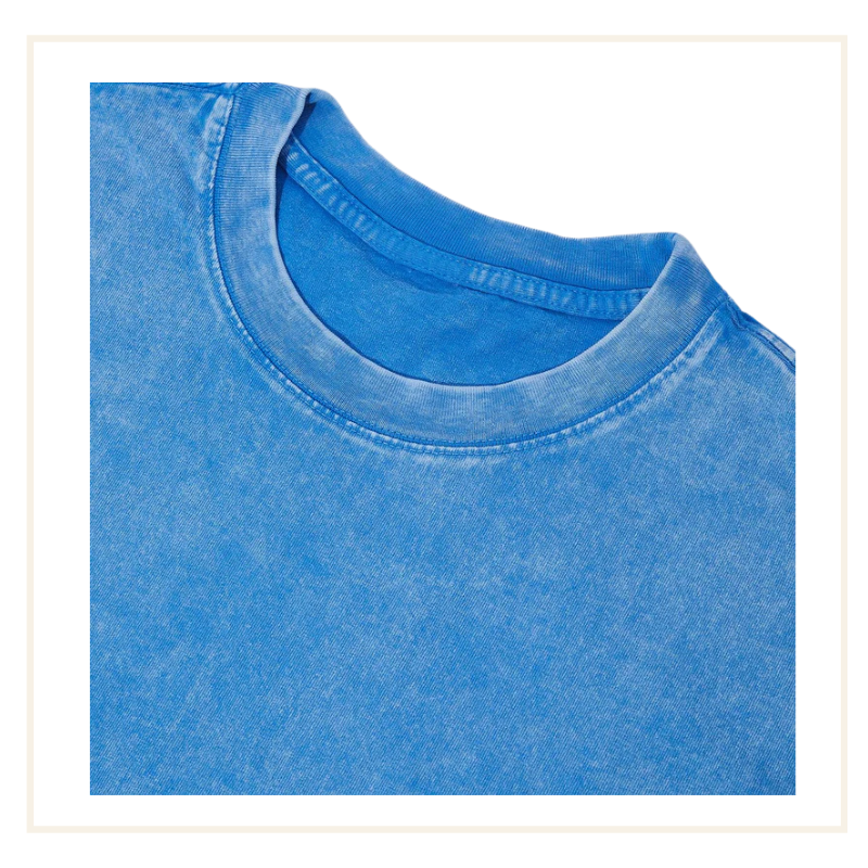 Noissey Butterfly Art Veil Washed Blue T-Shirt