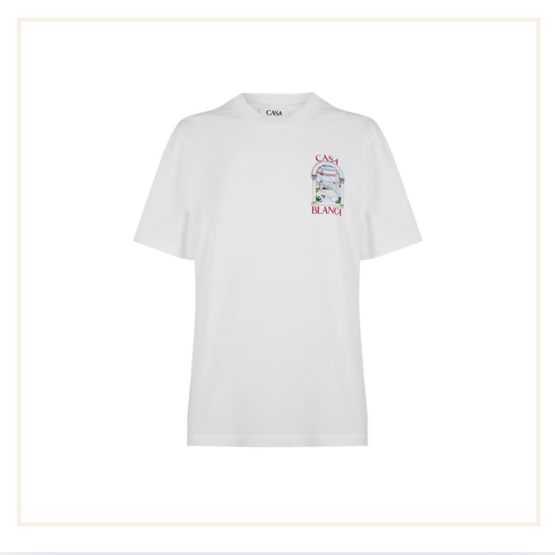 Casablanca Le Passage White T-Shirt
