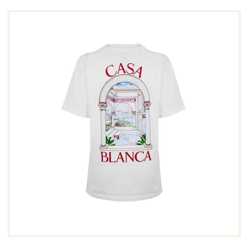 Casablanca Le Passage White T-Shirt