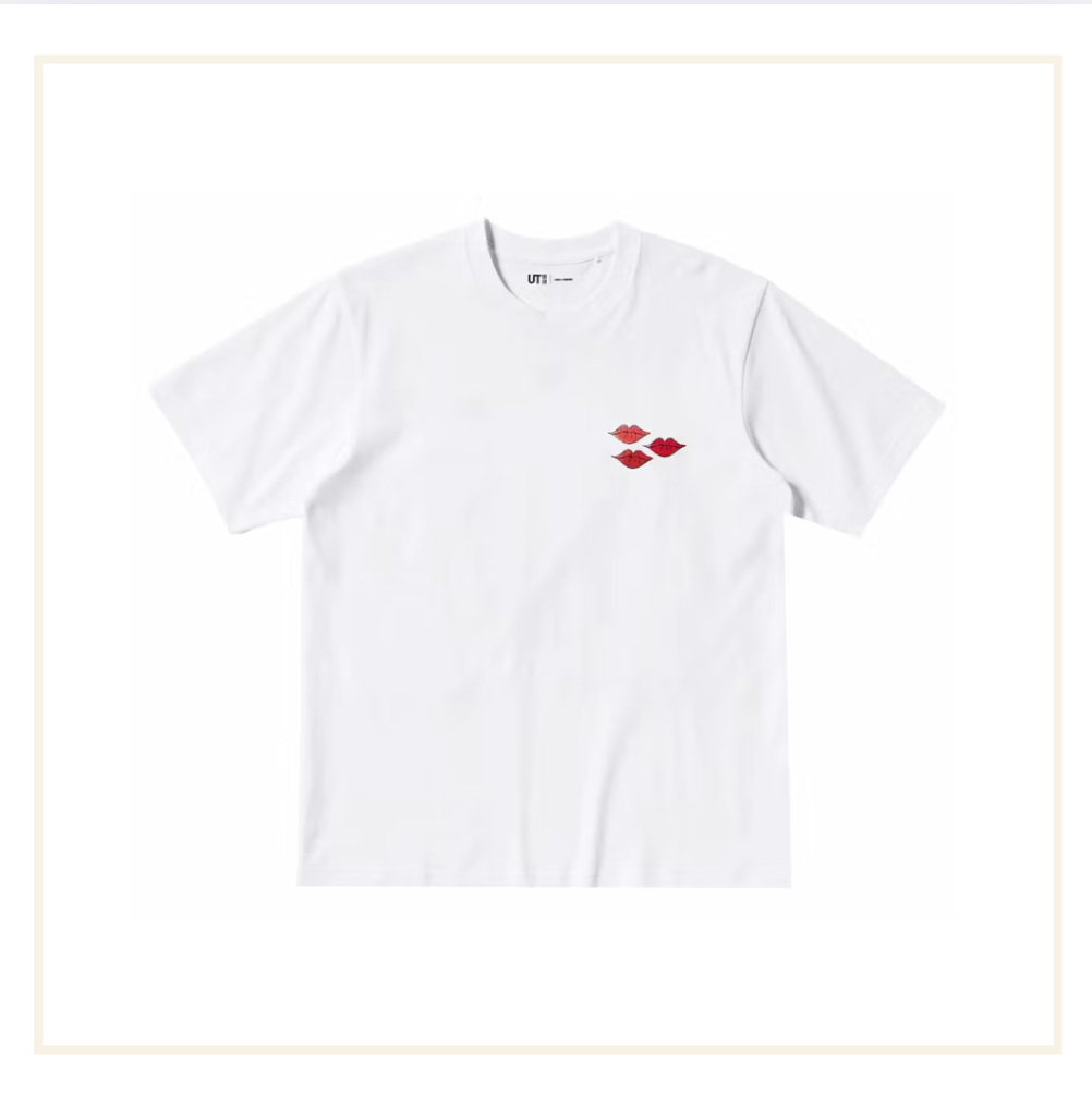 KAWS x Uniqlo UT Warhol UT Graphic T-Shirt White Pink