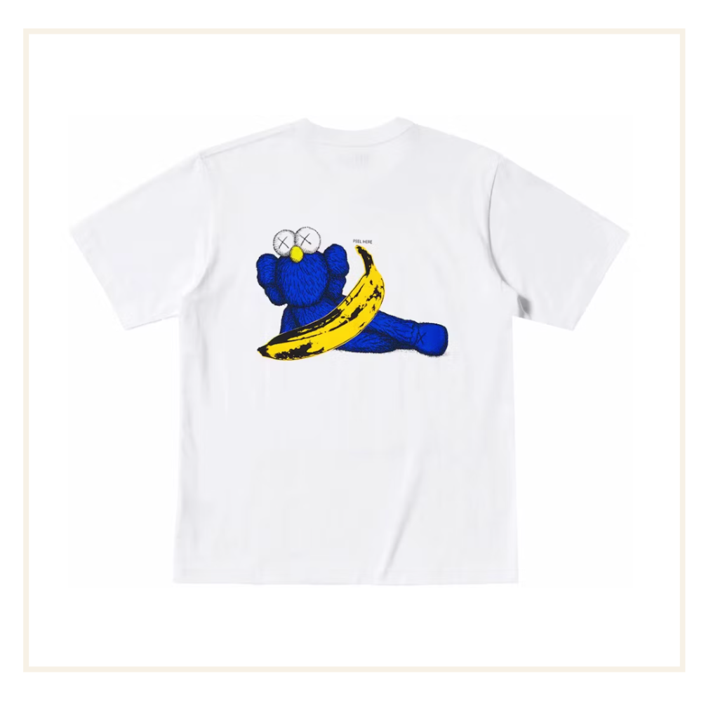 KAWS x Uniqlo UT Warhol UT Graphic T-Shirt White Blue Yellow