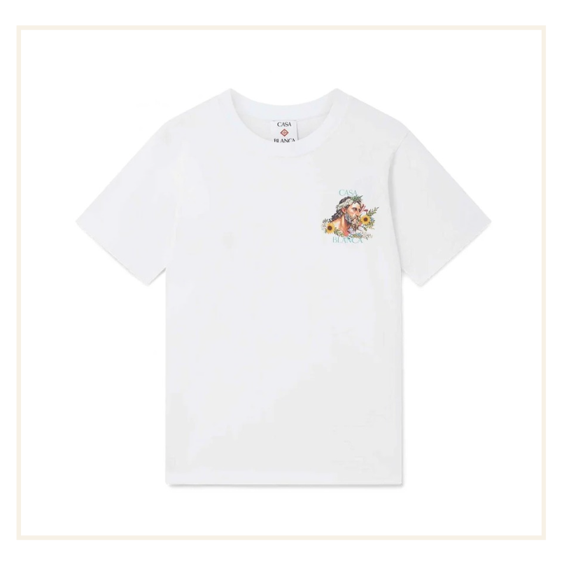 Casablanca Celebration Du Sport White T-Shirt